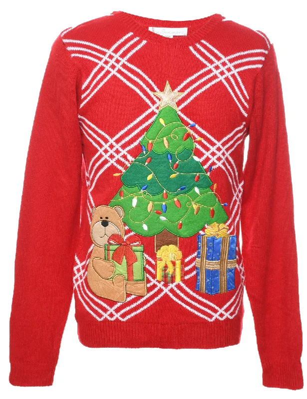 Festive Gifts Christmas Jumper - S Rayon Fabric Velvet Fabric Corduroy Fabric