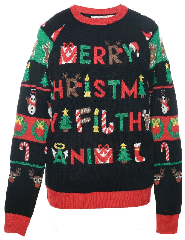 Festive Season Christmas Jumper - S Stretchy Elastic Breathable