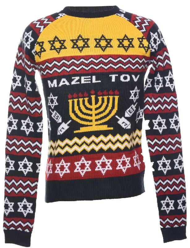 Festive Season Christmas Jumper - XS Sequined Glittery Shiny