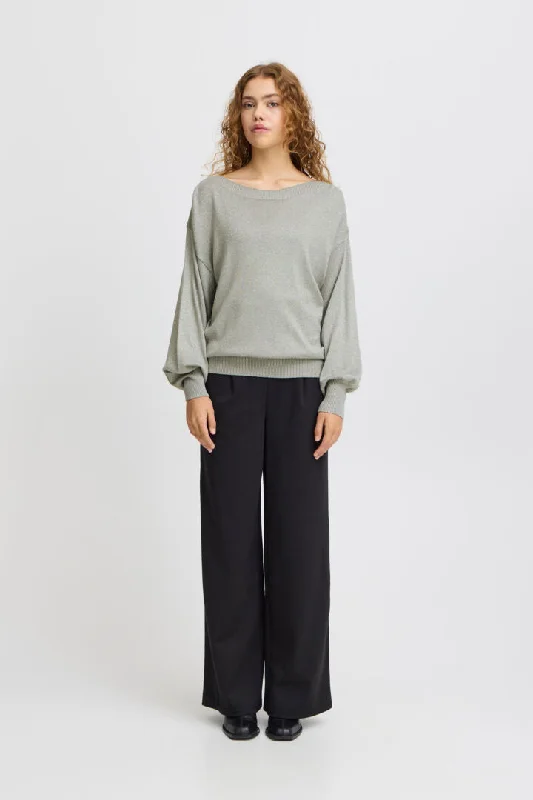 Ichi Mopaz Jumper-Silver-20110711 Thin Thick Dense