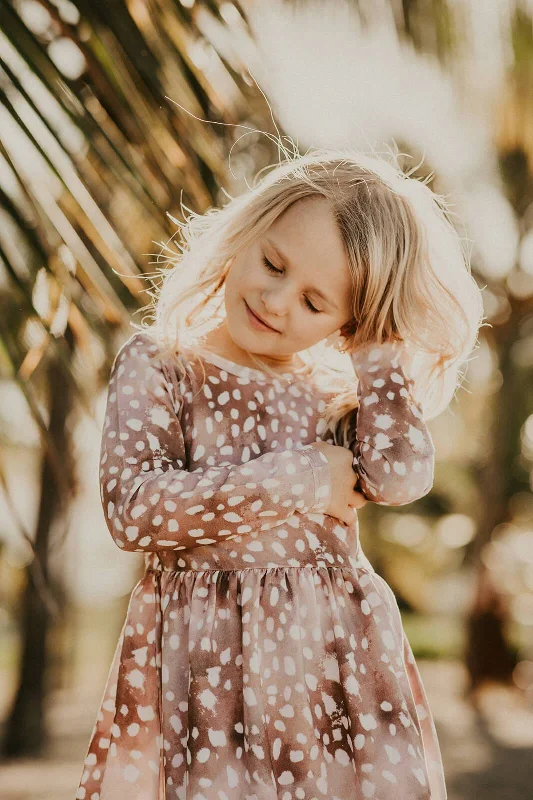 Kids' Copper Bambi Dress Ls