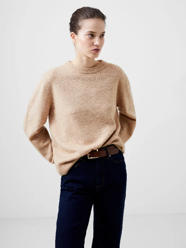 Kesia Recycled Crew Neck Jumper Rayon Fabric Velvet Fabric Corduroy Fabric