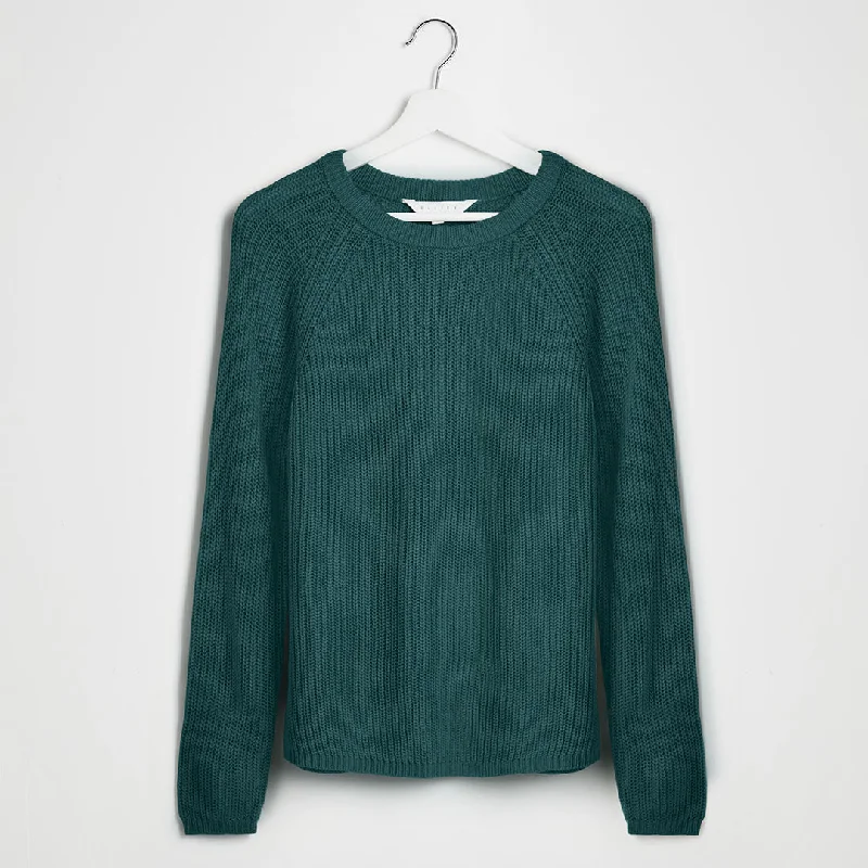 Ladies Raglan Sleeve Jumper Fitted Loose Oversized
