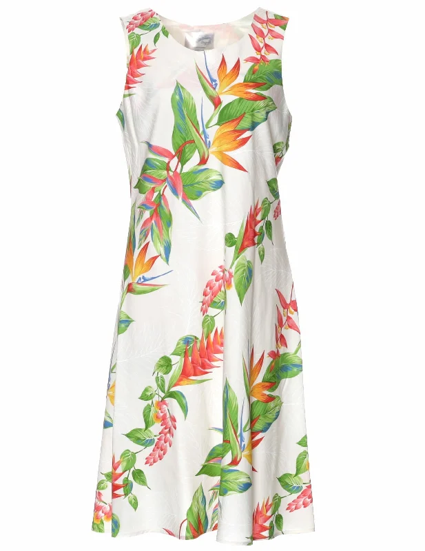 Makaio Short Scoop Neck Hawaiian Dress