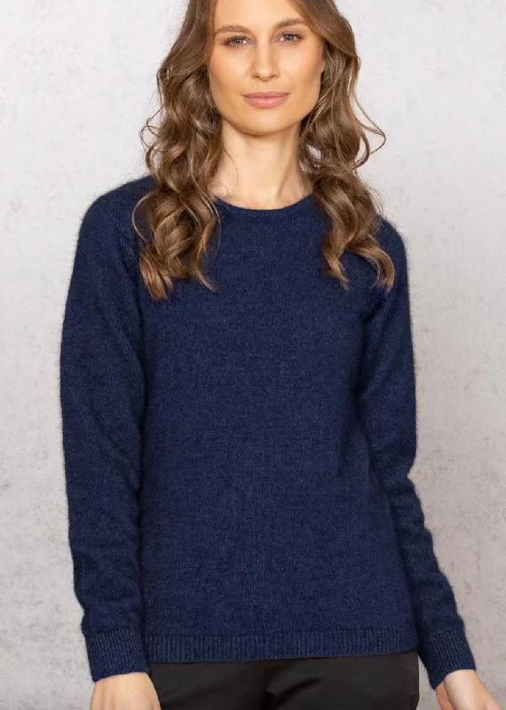 Noble Wilde Ladies Crew neck jumper Maritime and Jungle Layered Multi-layer Single Layer