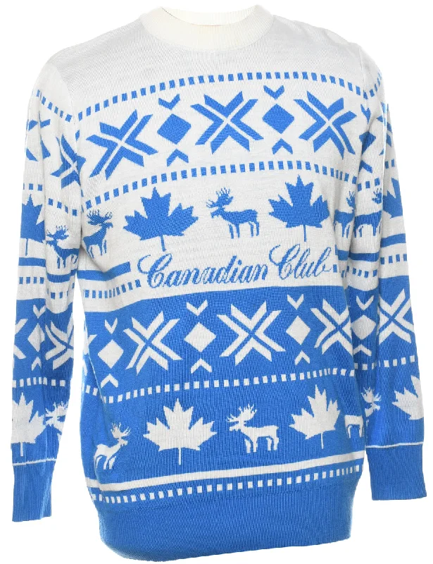 Nordic Christmas Jumper - S Elegant Classic Vintage