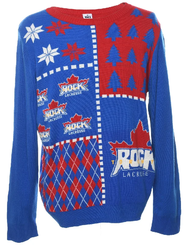 Nordic Christmas Jumper - XL Soft Cozy Warm