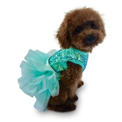 Over the Top Seafoam Tricolor Sequin Fufu Tutu Dress