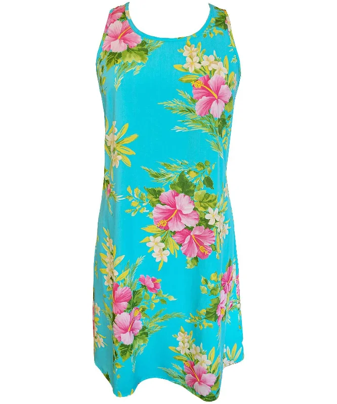 Racer Back Easy Sleep-on Tank Hawaiian Dress