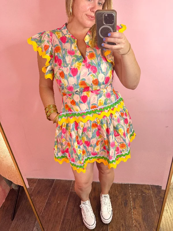 Rachel Ricrac Dress