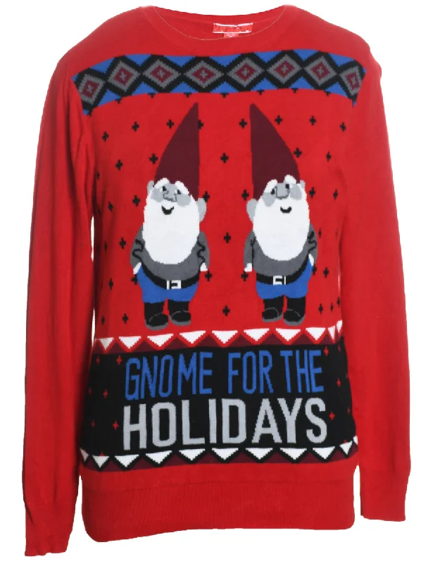 Santa Claus Christmas Jumper - XL Thin Thick Dense