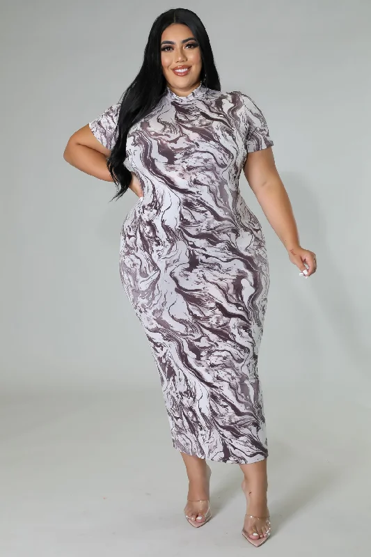 Swirl My Way Dress