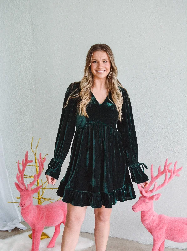 Valerie In Velvet Dress
