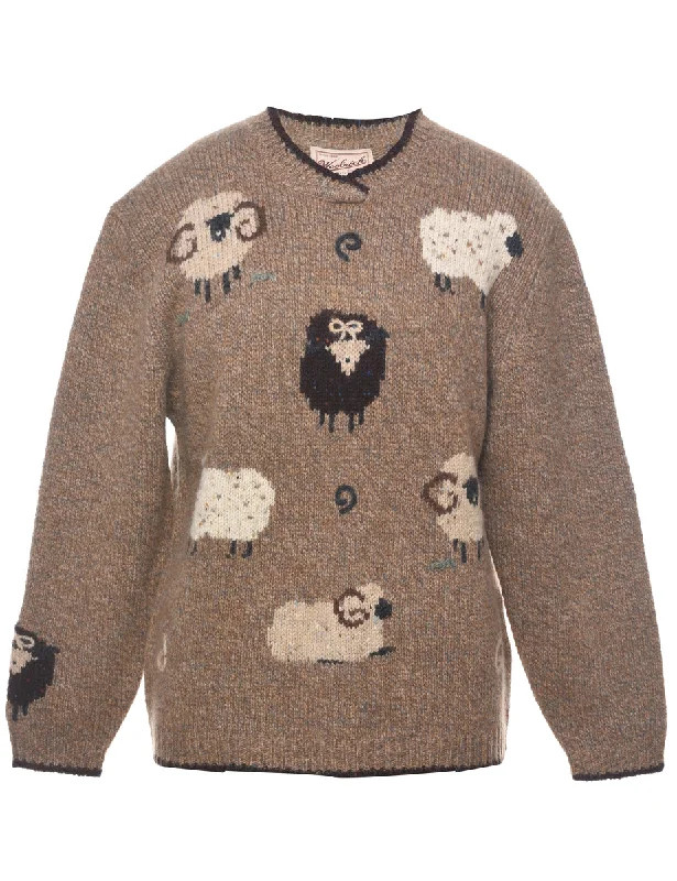 Woolrich Jumper - M Elegant Classic Vintage
