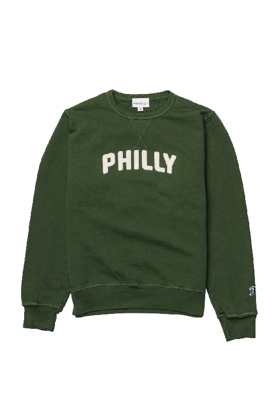 Boathouse Philly Felt Sweatshirt Hoodie with Relaxed Fit Easy Casual
