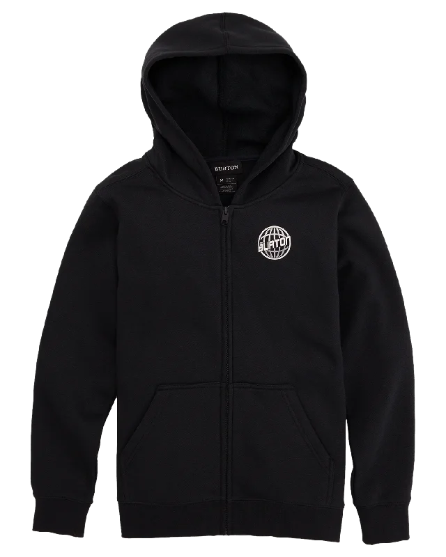 Burton Kids' Westdale Full-Zip Hoodie - True Black Hoodie with Patch Decorative Personalized Burton Kids' Westdale Full-Zip Hoodie - True Black Hoodie with Patch Decorative Personalized