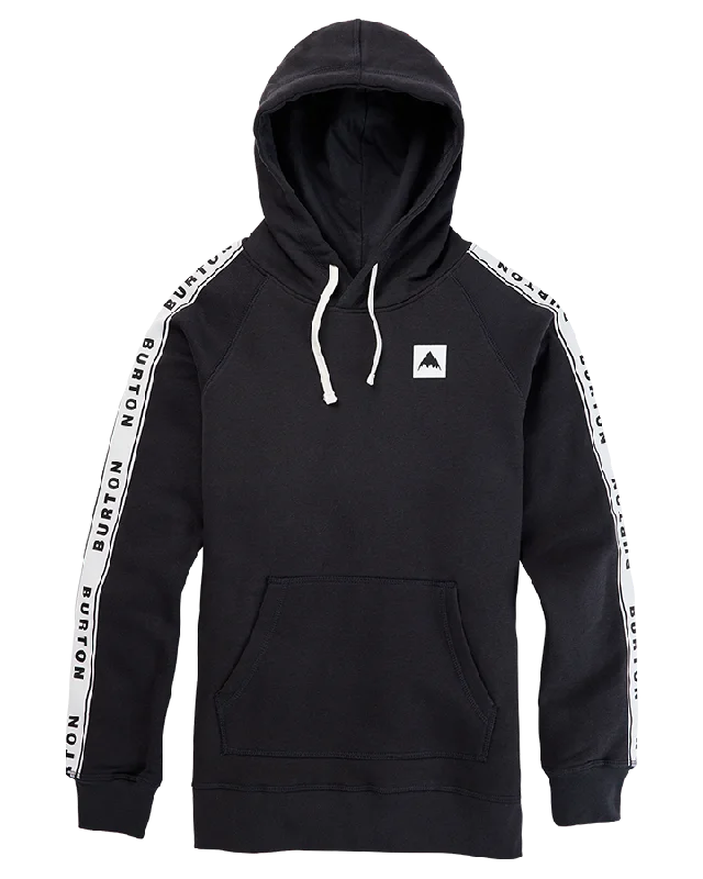 Burton Women's Lost Things Pullover Hoodie - True Black - 2023 Hoodie with Back Slit Movement Comfort Burton Women's Lost Things Pullover Hoodie - True Black - 2023 Hoodie with Back Slit Movement Comfort