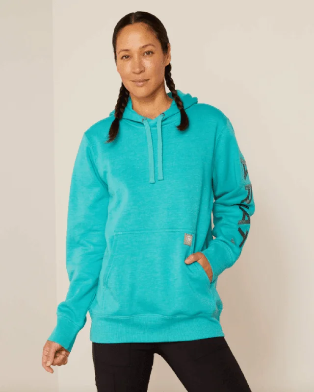Ariat Women's Rebar Latigo Bay Graphic Hoodie 10048792 Hoodie with Embroidery Detailed Premium Ariat Women's Rebar Latigo Bay Graphic Hoodie 10048792 Hoodie with Embroidery Detailed Premium