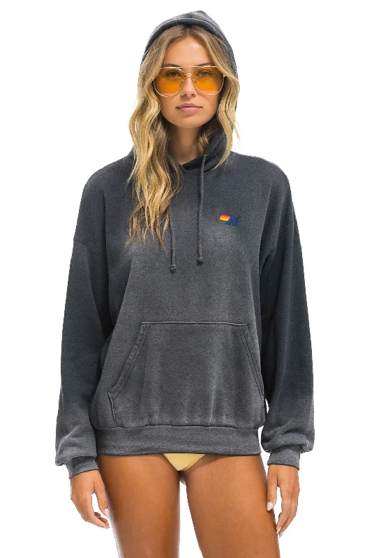 ESSENTIAL RELAXED PULLOVER HOODIE - FADED SMOKE Hoodie with Rhinestones Sparkly Elegant ESSENTIAL RELAXED PULLOVER HOODIE - FADED SMOKE Hoodie with Rhinestones Sparkly Elegant