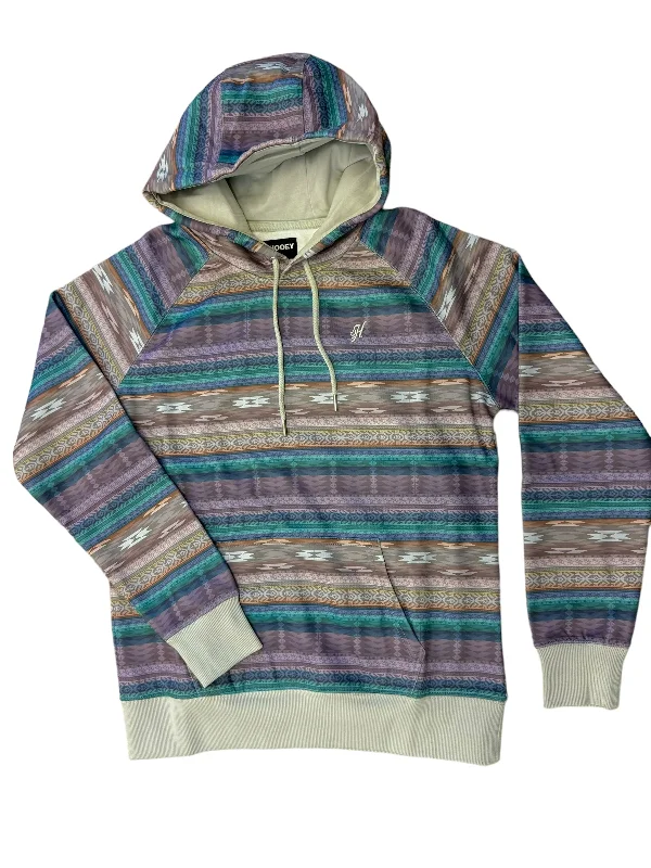 Hooey Women's Mesa Purple & Blue Serape Hoodie HH1260PLSP Hoodie with Exposed Zipper Edgy Industrial Hooey Women's Mesa Purple & Blue Serape Hoodie HH1260PLSP Hoodie with Exposed Zipper Edgy Industrial