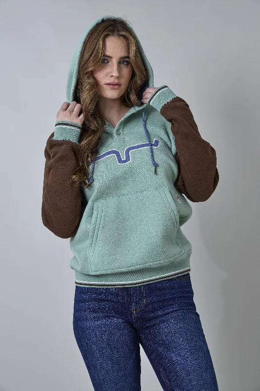 Amigo Hoodie - Matcha Hoodie with Stripes Bold Sporty