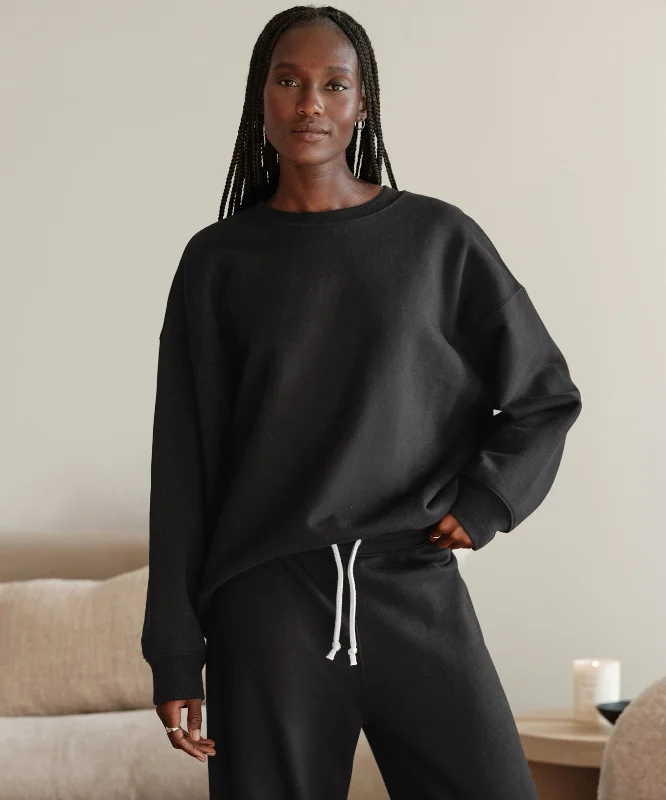 Marina Sweatshirt Hoodie with High-Low Hem Asymmetrical Trendy