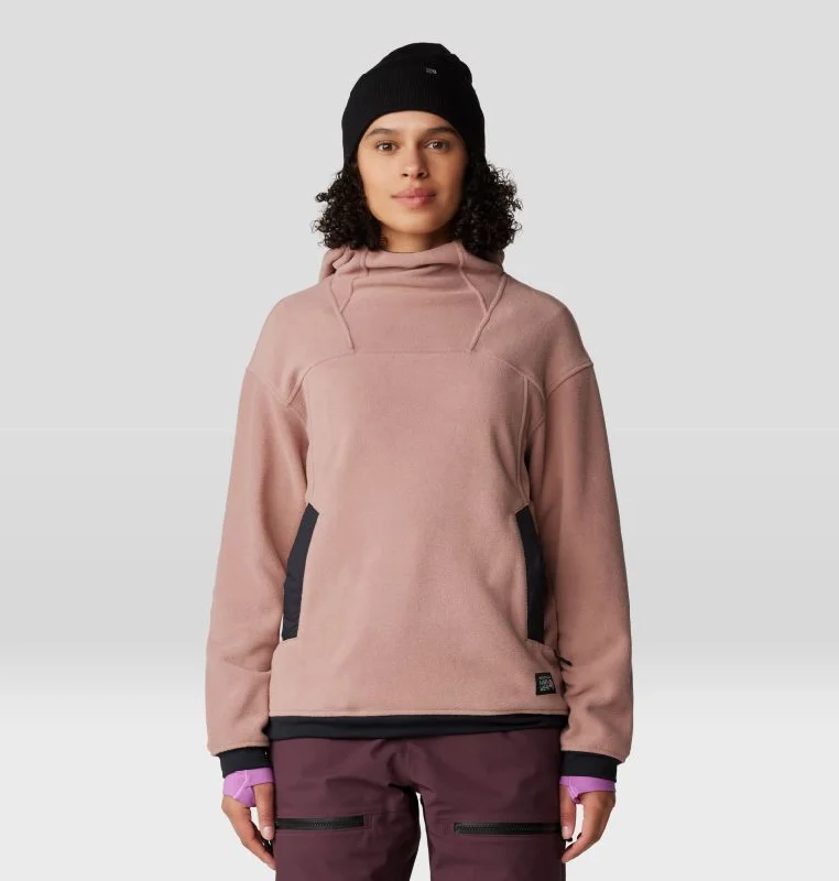 Women's Powder Maven Fleece Pullover Hoodie - Smoky Quartz Graphic Hoodie Design Print Women's Powder Maven Fleece Pullover Hoodie - Smoky Quartz Graphic Hoodie Design Print