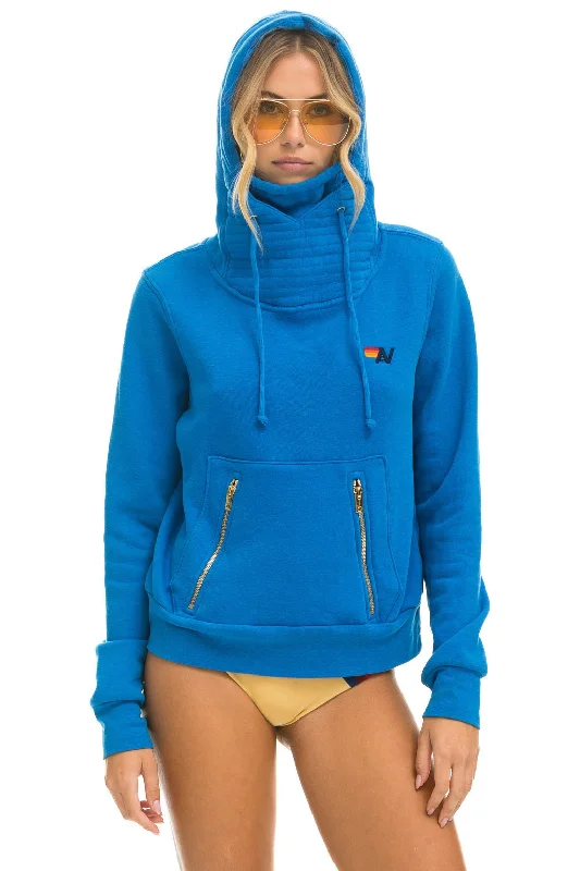 NINJA PULLOVER HOODIE - OCEAN Hoodie with Tie-Dye Psychedelic Retro