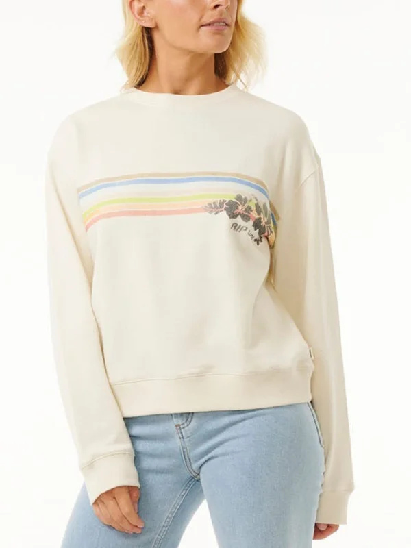 Hoffman Crewneck Sweatshirt Hoodie with Hem Embroidery Detailed Premium