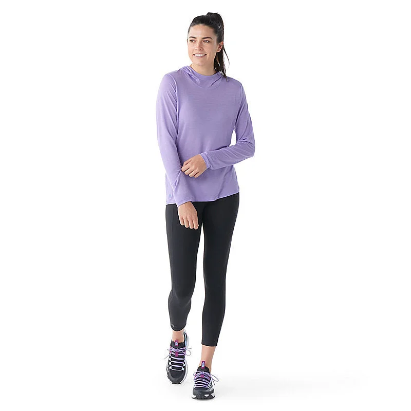 Women's Active Ultralite Hoodie - Ultra Violet Hoodie with Hem Contrast Bold Stylish Women's Active Ultralite Hoodie - Ultra Violet Hoodie with Hem Contrast Bold Stylish