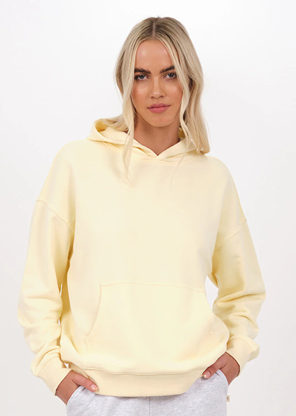 TITCHIE PEACHY HOODIE BUTTER Hoodie with High Neck Warm Protective
