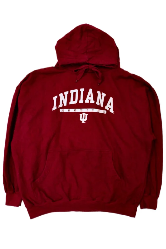 TSI Sportswear - Indiana Hoosiers Hoodie Hoodie with Drawcord Adjustable Secure
