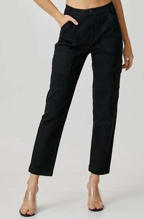 High Rise Cargo Boyfriend Pant Casual Yoga Pants