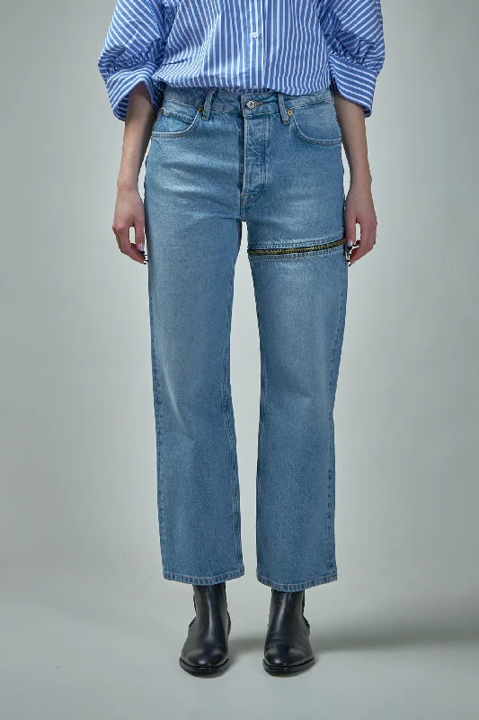 Navy Pant Denim Relaxed Lounge Trousers