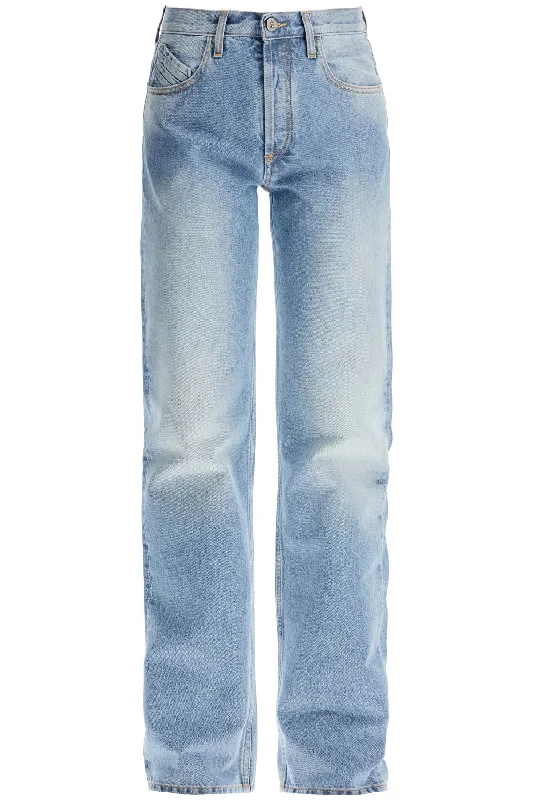 Coated Boyfriend Pants With  - Blue Trendy Palazzo Pants