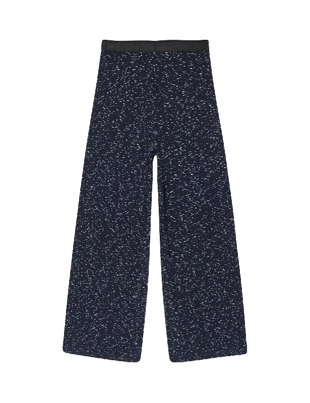 2x2 Cotton Space Veran Pants, Multi Midnight Wide-Legged Palazzos