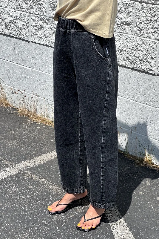 Arc Pants Black Denim Formal Stretch Pants