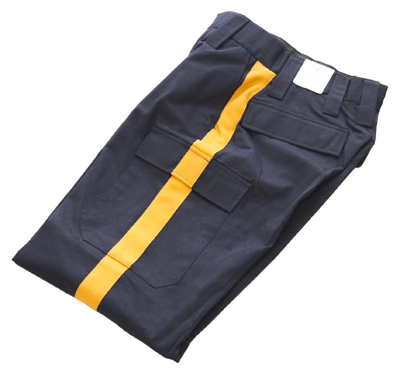 FLYING CROSS Women's Navy LAPD UNHEMMED Intellidry Uniform Pants #49350NJGD NEW Formal Wide-Leg Pants