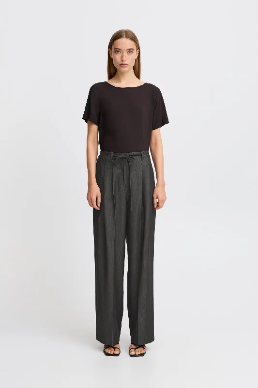 Hotara Pants Black High-Waist Jogger Pants