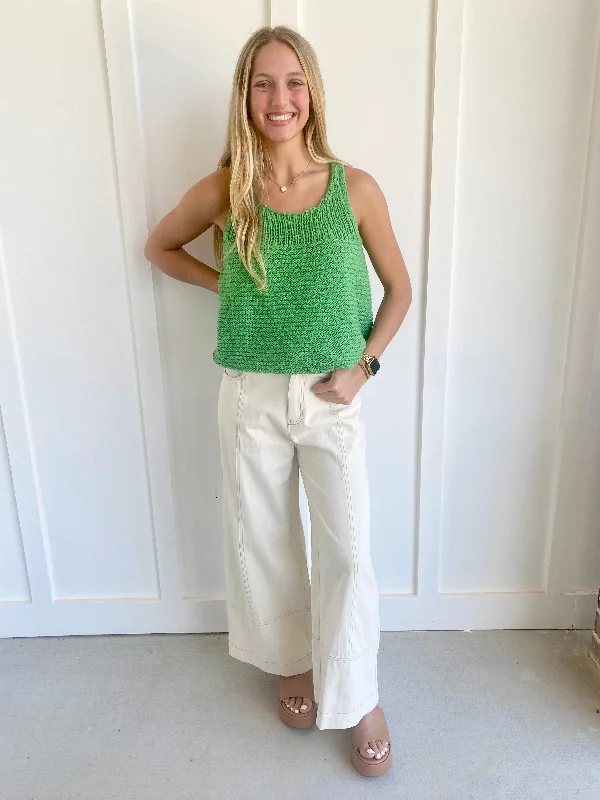 Ivory Wide Leg Pants Sleek Black Pants