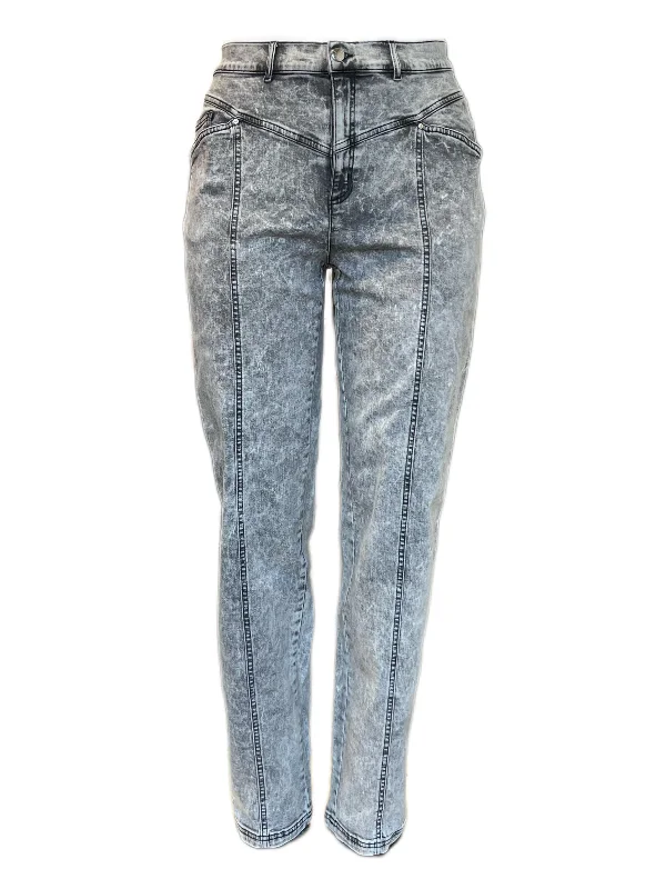 Marina Rinaldi Women's Grey Idaldo Slimm Pants NWT Casual Wide Pants