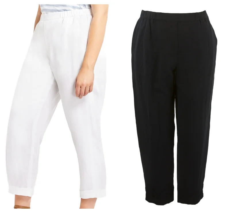 MARINA RINALDI Women's Ravalle Cropped Pants $255 NWT Classic Flared Pants