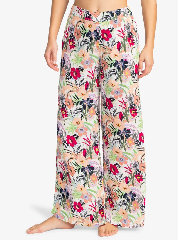 Midnight New Avenue Lightweight Pants - Ash Rose Wallflower Relaxed High-Waist Trousers