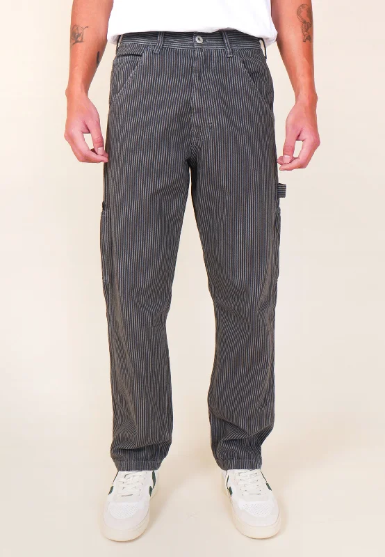OG Painter Pant - Black Overdye Hickory Comfortable Pleated Pants