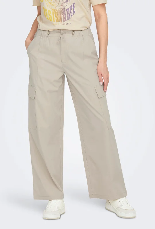 ONLY CELIA MW WIDE CARGO PANT Trendy Work Pants