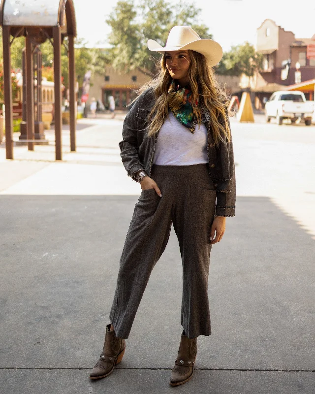 IVY JANE SLOUCH POCKET PANT Elegant Palazzo Trousers