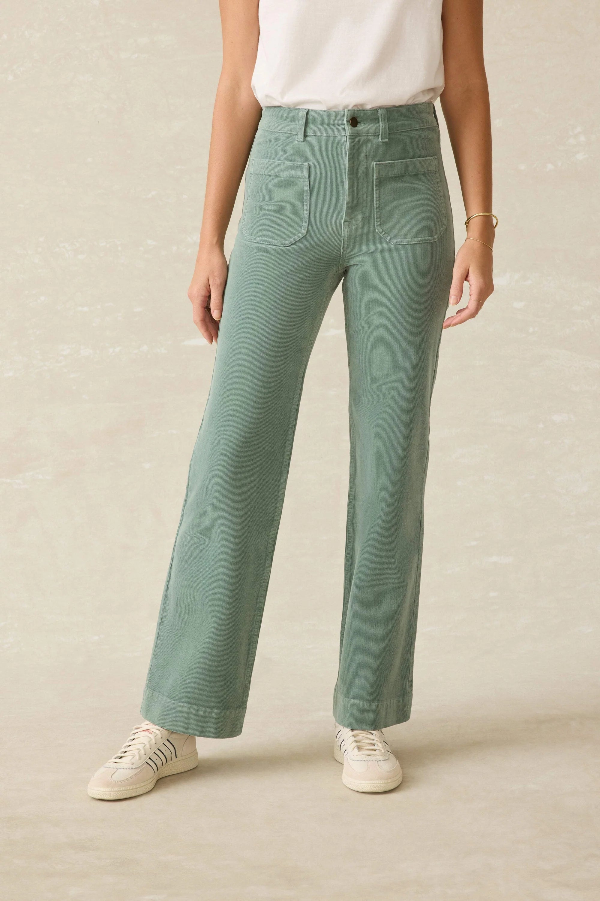 FAHERTY Softstretch Cord Patch Pocket Pant Comfortable Maternity Pants