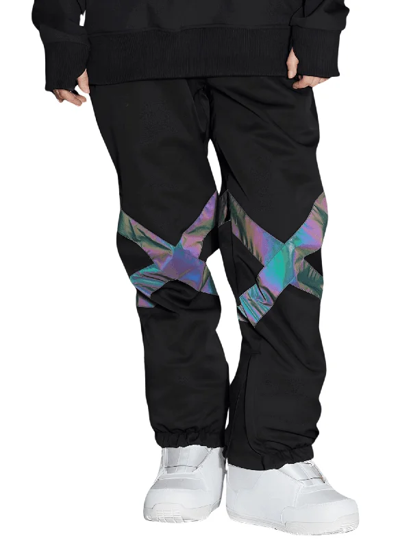 Professional Reflective Ski Pants Elegant Wool Trousers