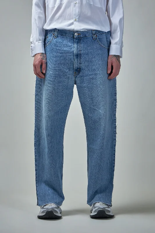 Outline Denim Pants Fashionable Jogger Pants