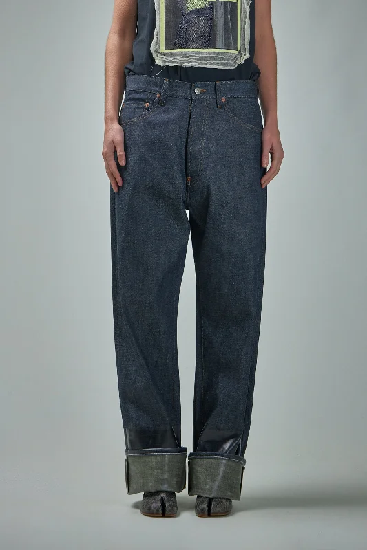 Pants 5 Pockets Fashionable Tapered Leg Pants